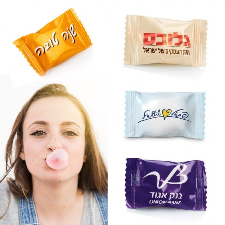 מסטיקים  ממותגים באריזה אישית